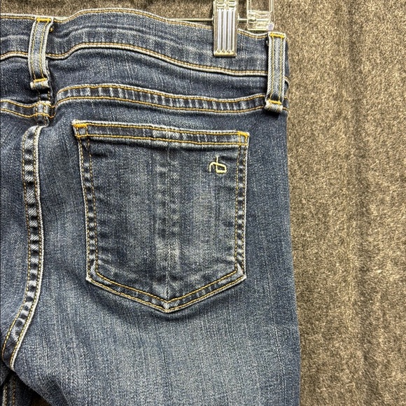 Rag & Bone Blue Skinny Jeans Distressed Casual - Picture 4 of 10